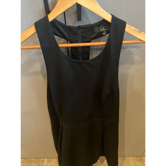 Lulus Dress Women XL Black Sleeveless Open Back Fit & Flare Party Cocktail Dress - Picture 4 of 11